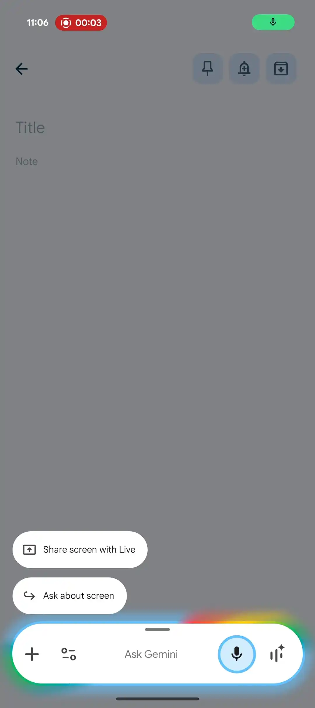 Google Gemini Overlay