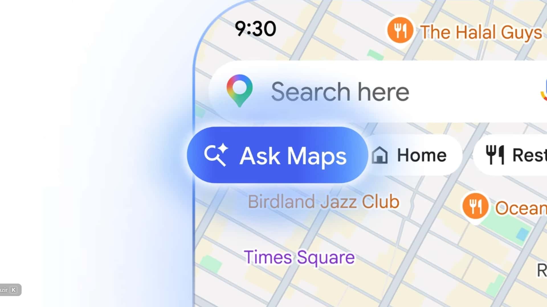 Google Maps Função Ask Maps